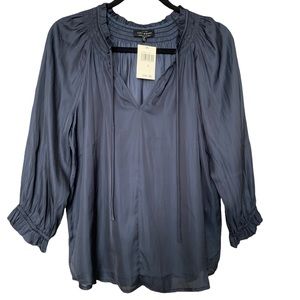 Lucky Brand - Navy Blouse